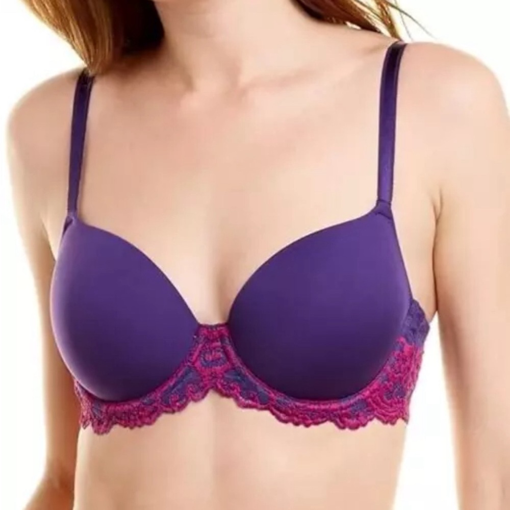 Wacoal Instant Icon T-Shirt Bra 34B  -Violet Indigo-